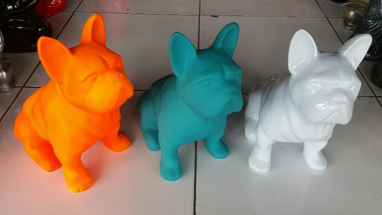 Colorful Resin Sculptures - Dog