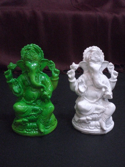 Colorful Resin Sculptures - Ganesha